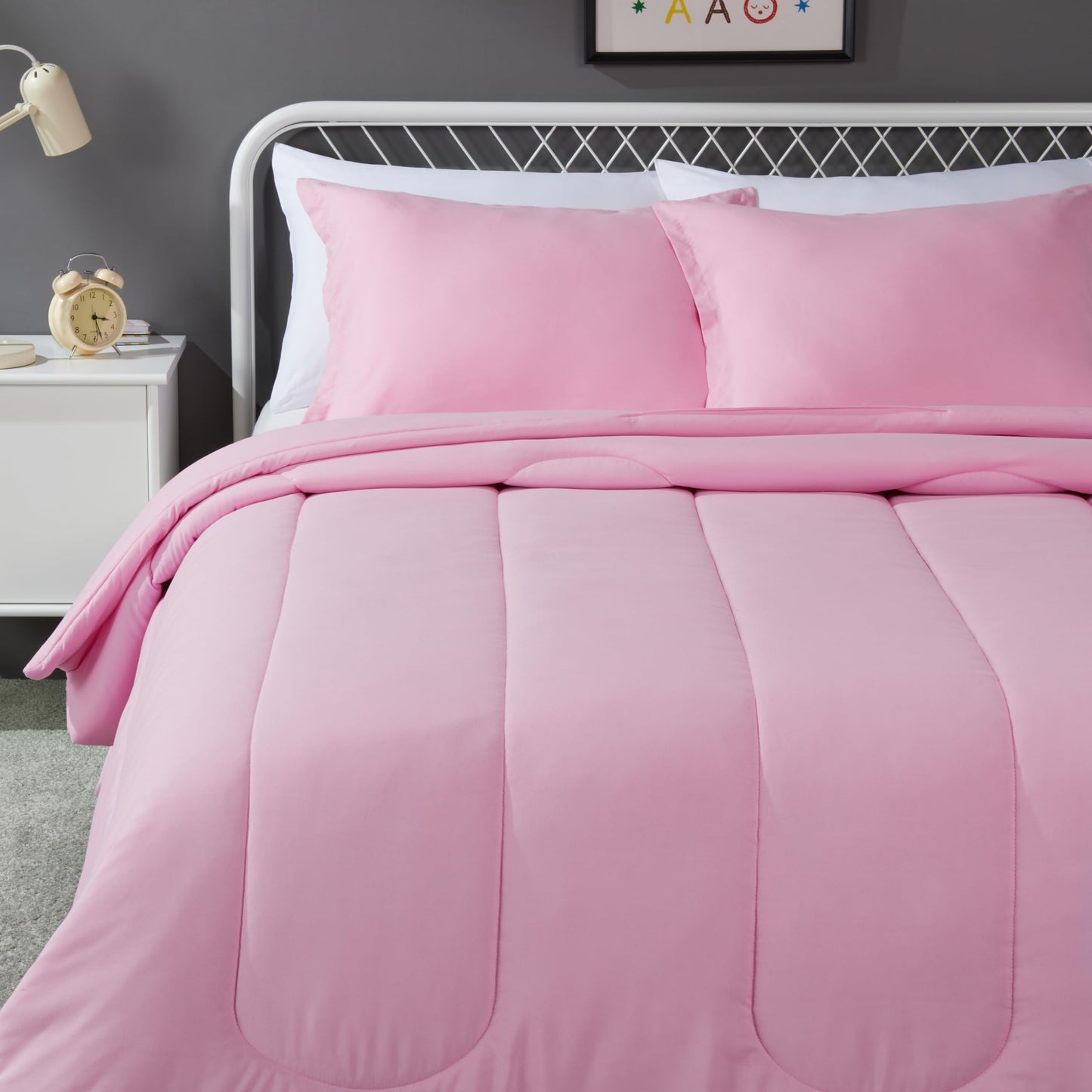Microfiber Comforter and Pillow Sham Set