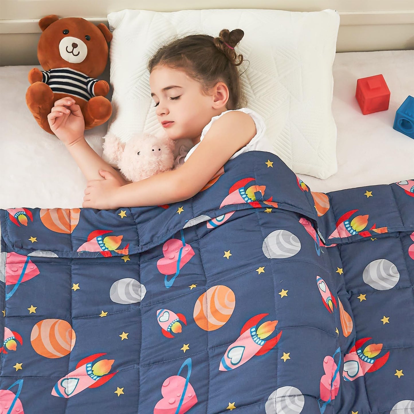 Breathable Cooling Weighted Blanket for All Seasons