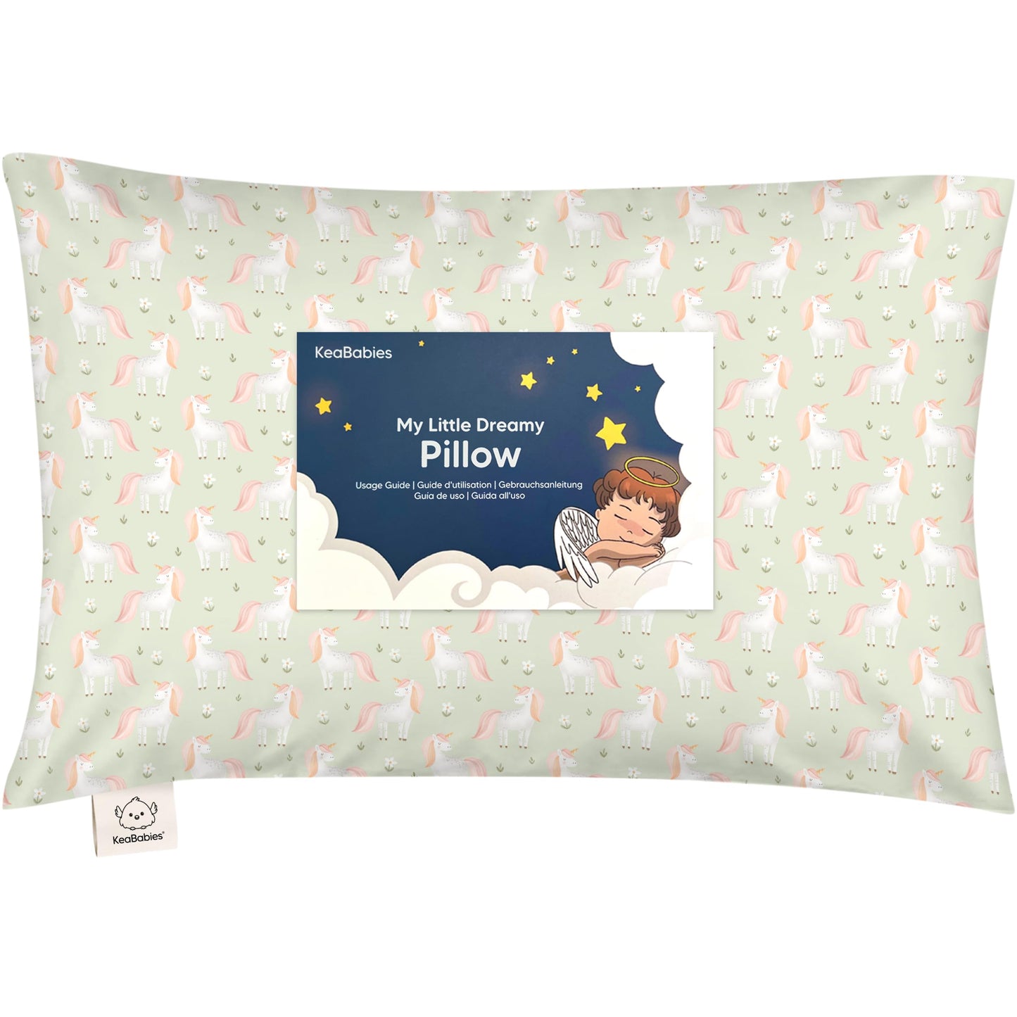 Organic Cotton Toddler Pillow with Pillowcase