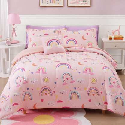 Glow-in-the-Dark Space Comforter Bedding Set