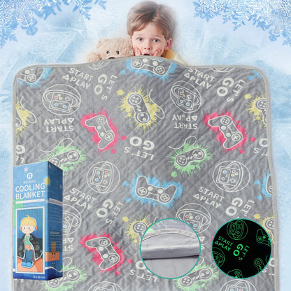 Glow-in-the-Dark Butterfly Blanket for Kids