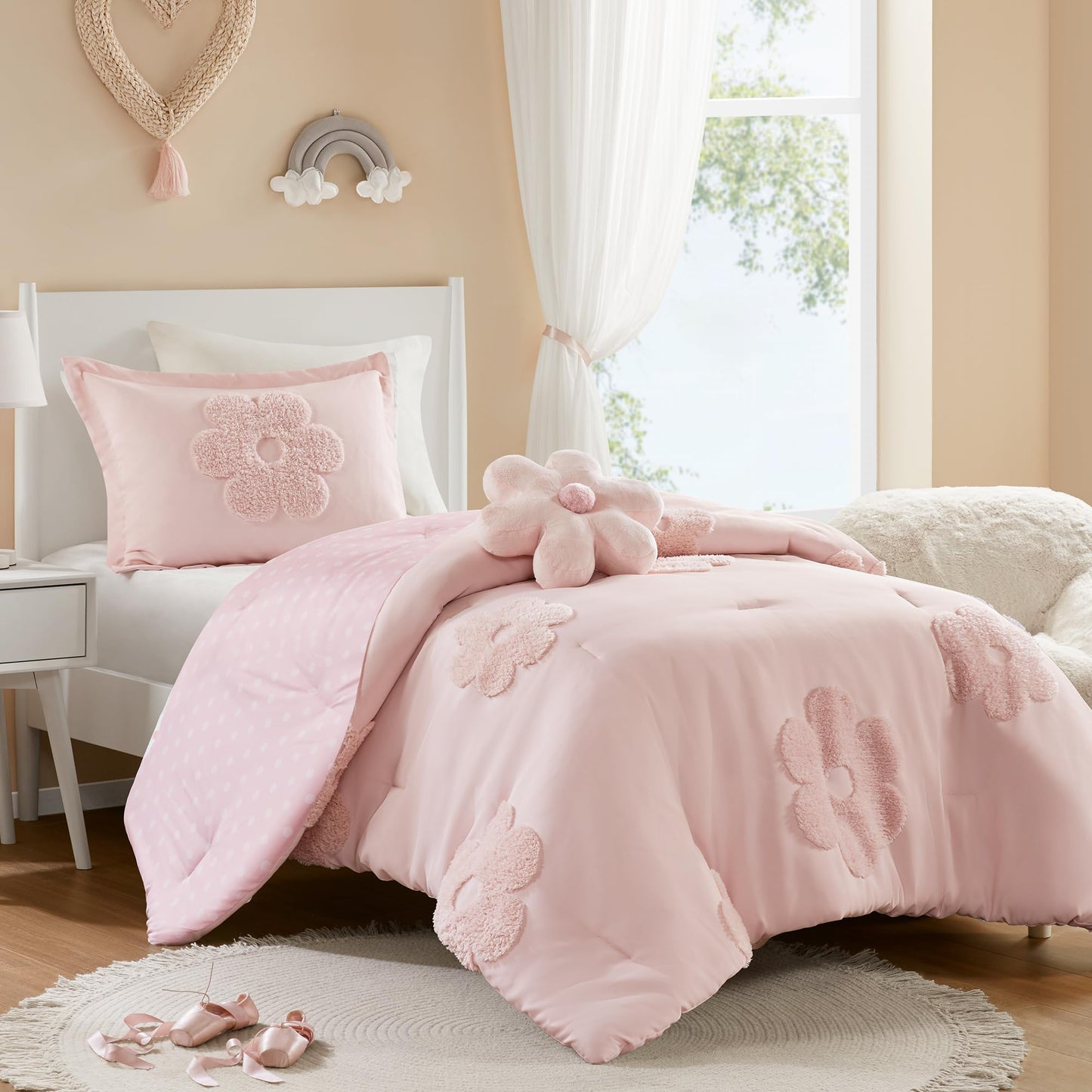 Girls Twin Duvet Cover & Comforter Set
