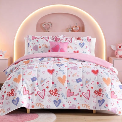 Glow-in-the-Dark Space Comforter Bedding Set