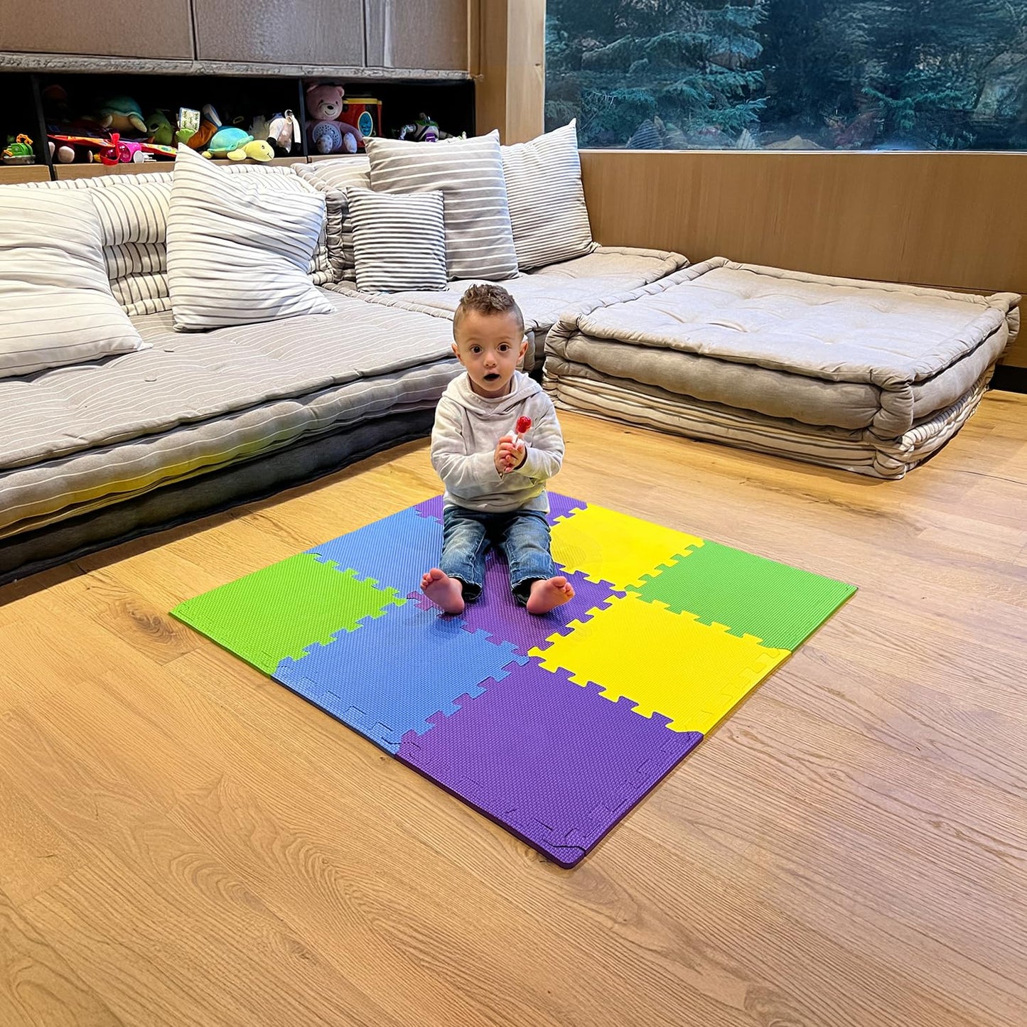 Interlocking Foam Play Mat Tiles for Babies and Kids