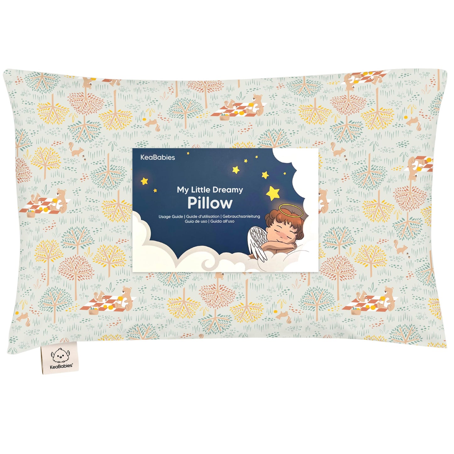 Organic Cotton Toddler Pillow with Pillowcase