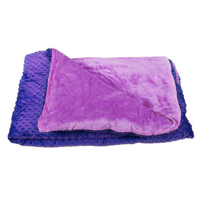 Kids Cooling Weighted Blanket with Minky Cover