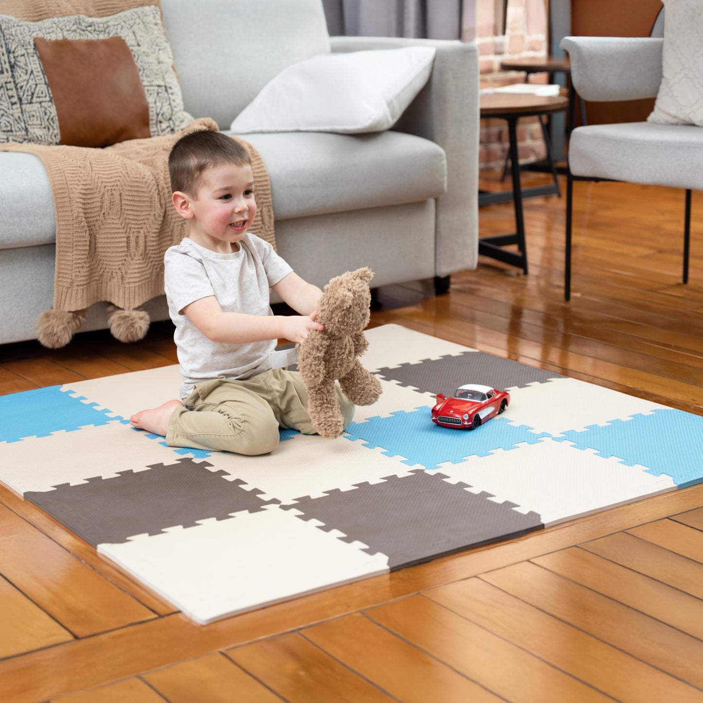 Interlocking Foam Play Mat Tiles for Babies and Kids