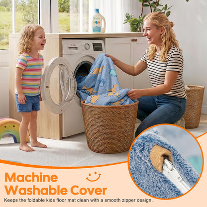 Foldable Foam Play Mat for Kids Sleeping and Play