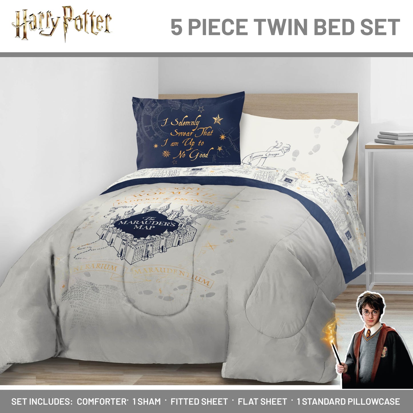 Kids Comforter Set with Sheets & Pillow Covers