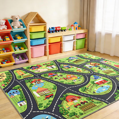 Kids Playroom Area Rug for Bedroom & Nursery