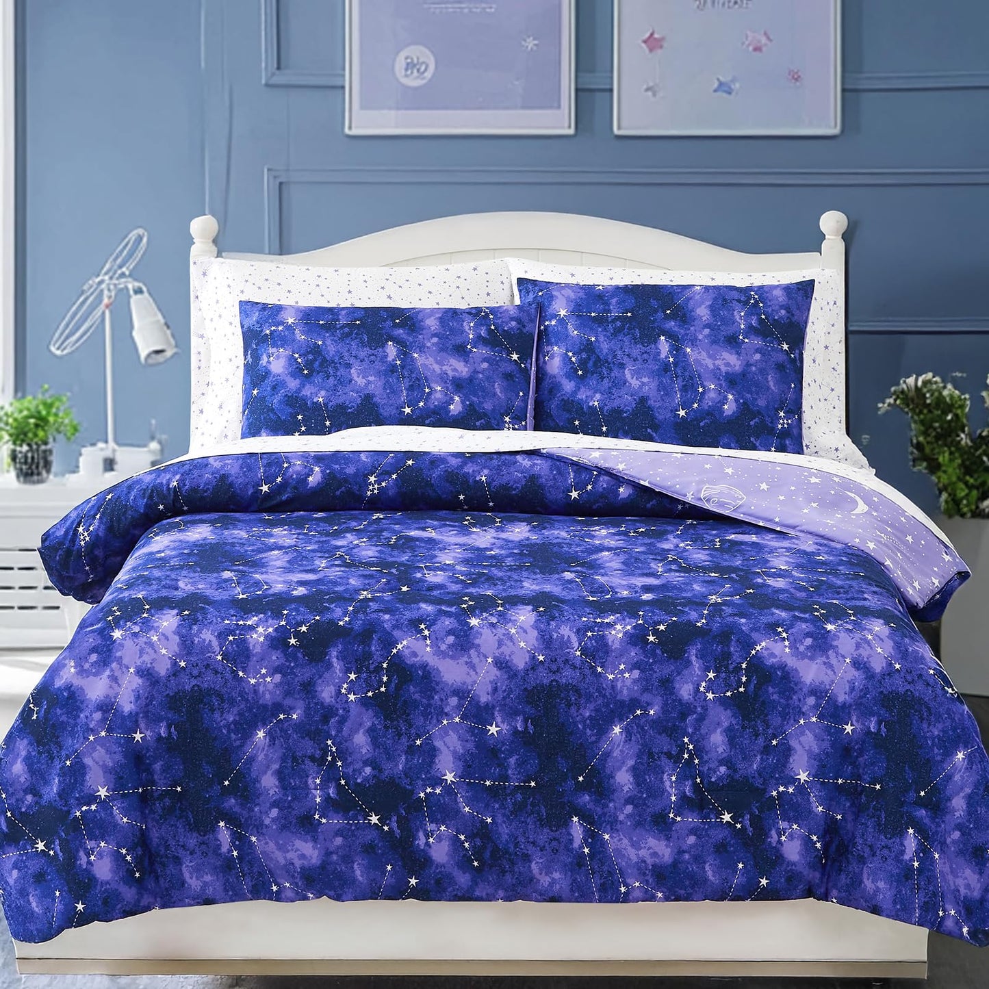 Glow-in-the-Dark Comforter Bedding Set