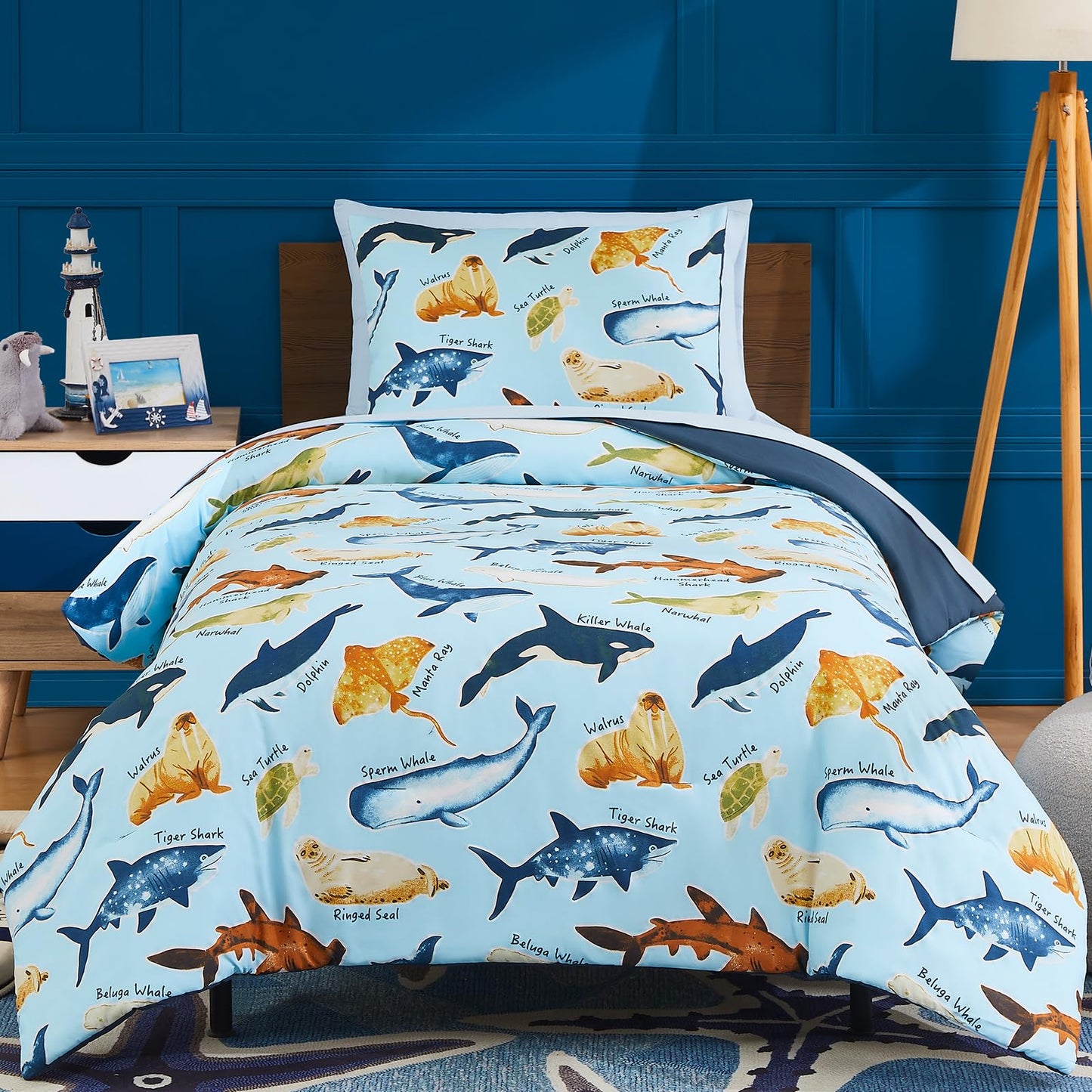 Glow-in-the-Dark Comforter Bedding Set