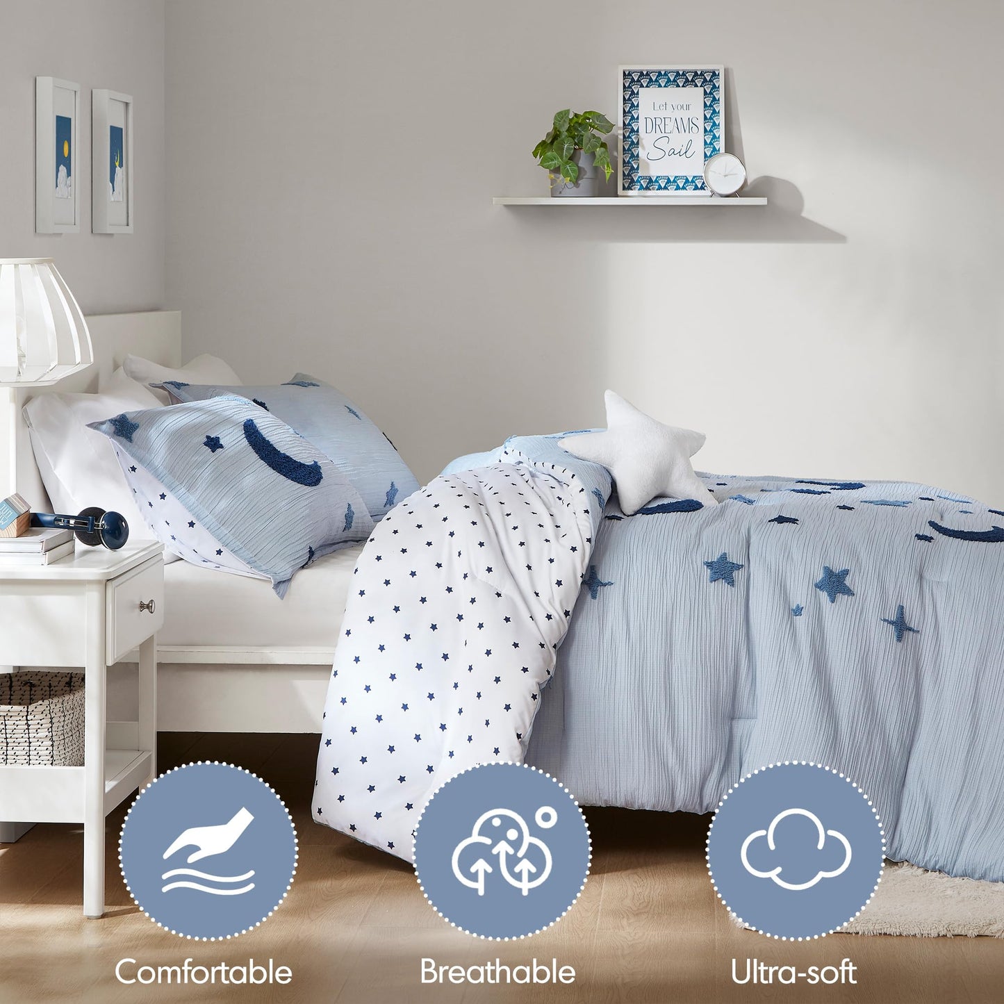 Girls Twin Duvet Cover & Comforter Set
