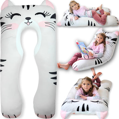 LUNAMIRA Kids Body Pillow for Children