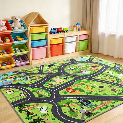 Kids Playroom Area Rug for Bedroom & Nursery