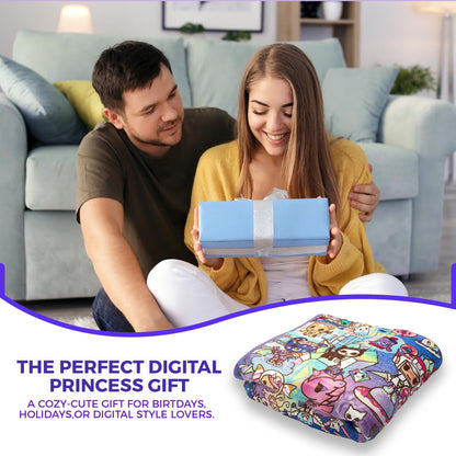 Personalized Unicorn Throw Blanket for Kids