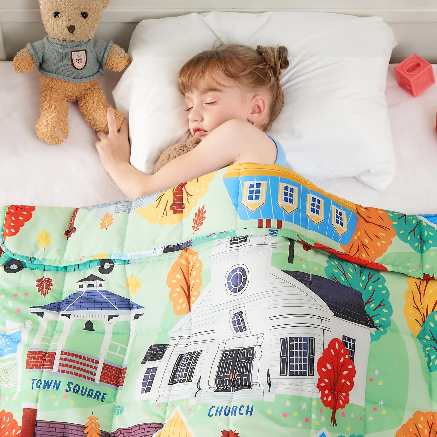 Breathable Cooling Weighted Blanket for All Seasons