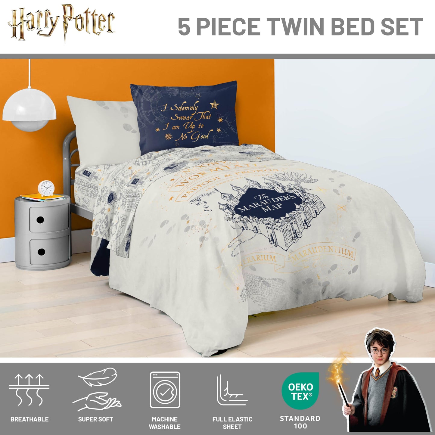 Kids Comforter Set with Sheets & Pillow Covers
