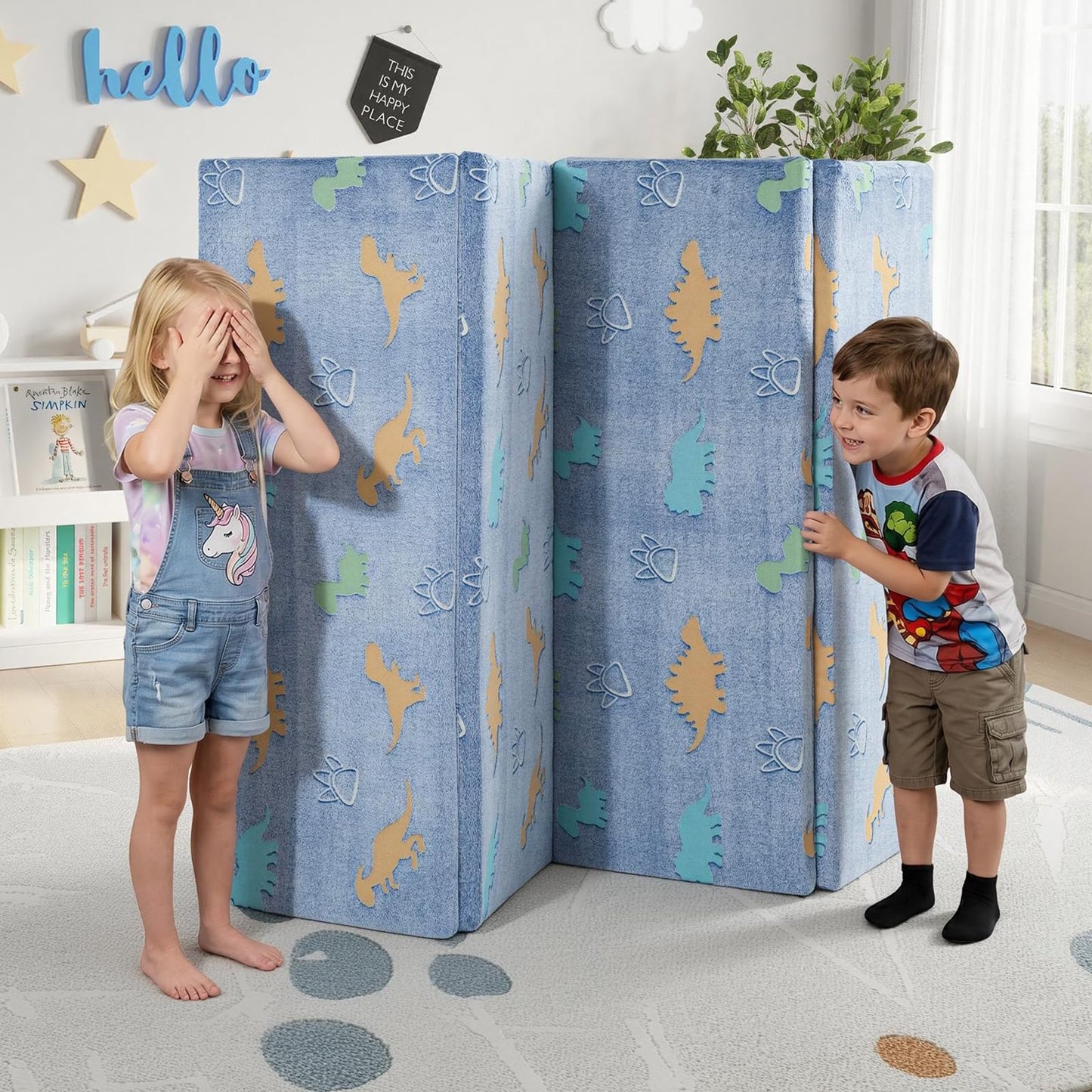 Foldable Foam Play Mat for Kids Sleeping and Play