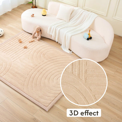Coral Velvet Baby Play Mat for Safe Crawling and Play