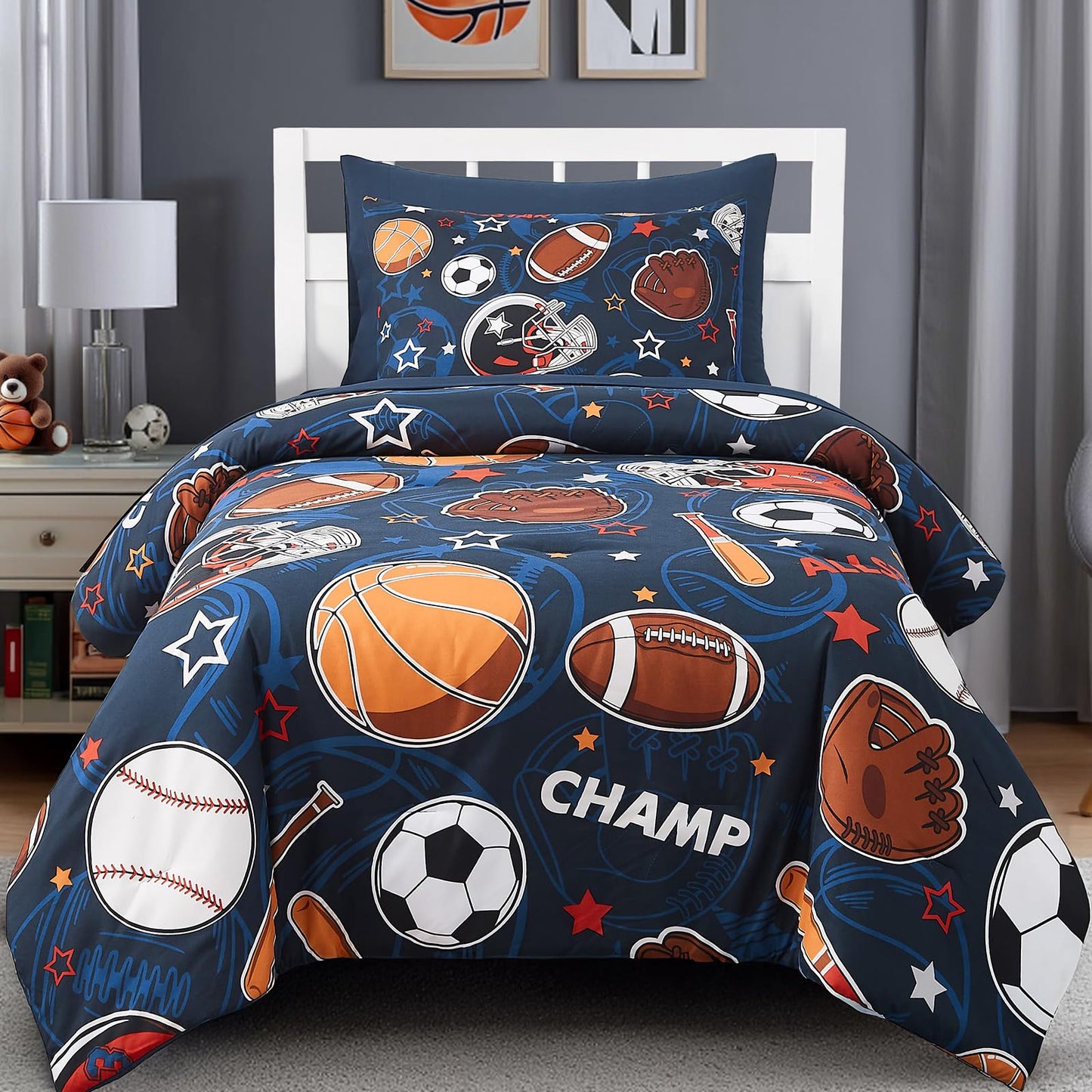 Glow-in-the-Dark Comforter Bedding Set