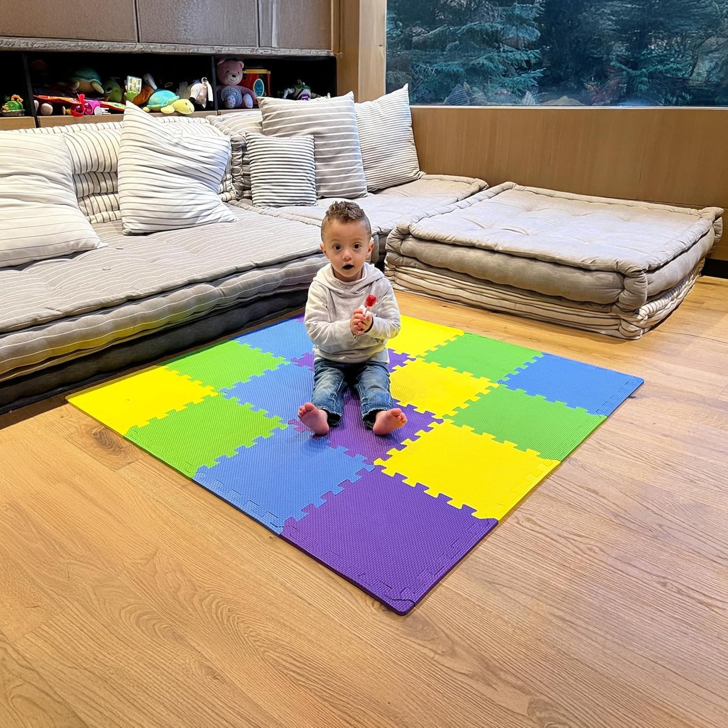 Interlocking Foam Play Mat Tiles for Babies and Kids