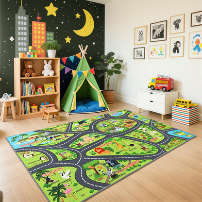 Kids Playroom Area Rug for Bedroom & Nursery