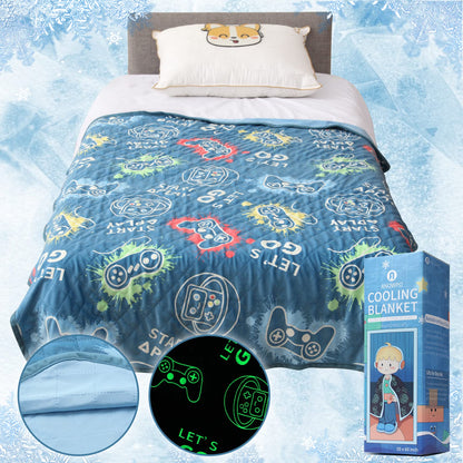 Glow-in-the-Dark Butterfly Blanket for Kids