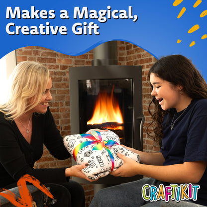 Color-In Wearable Sherpa Blanket Craft Kit