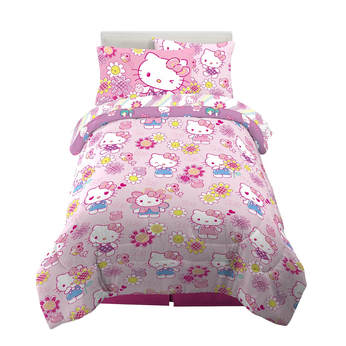 Franco Sanrio and Kawaii Comforter and Sheet Set