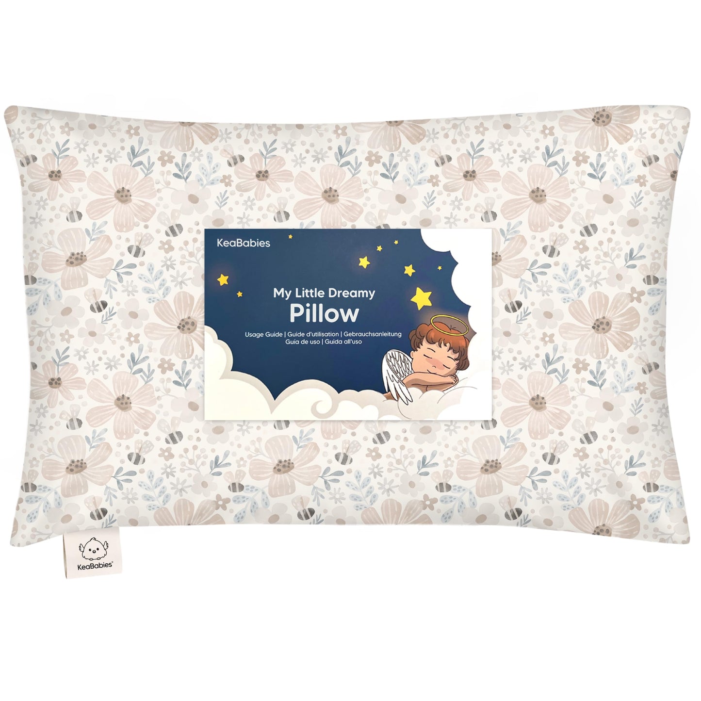 Organic Cotton Toddler Pillow with Pillowcase