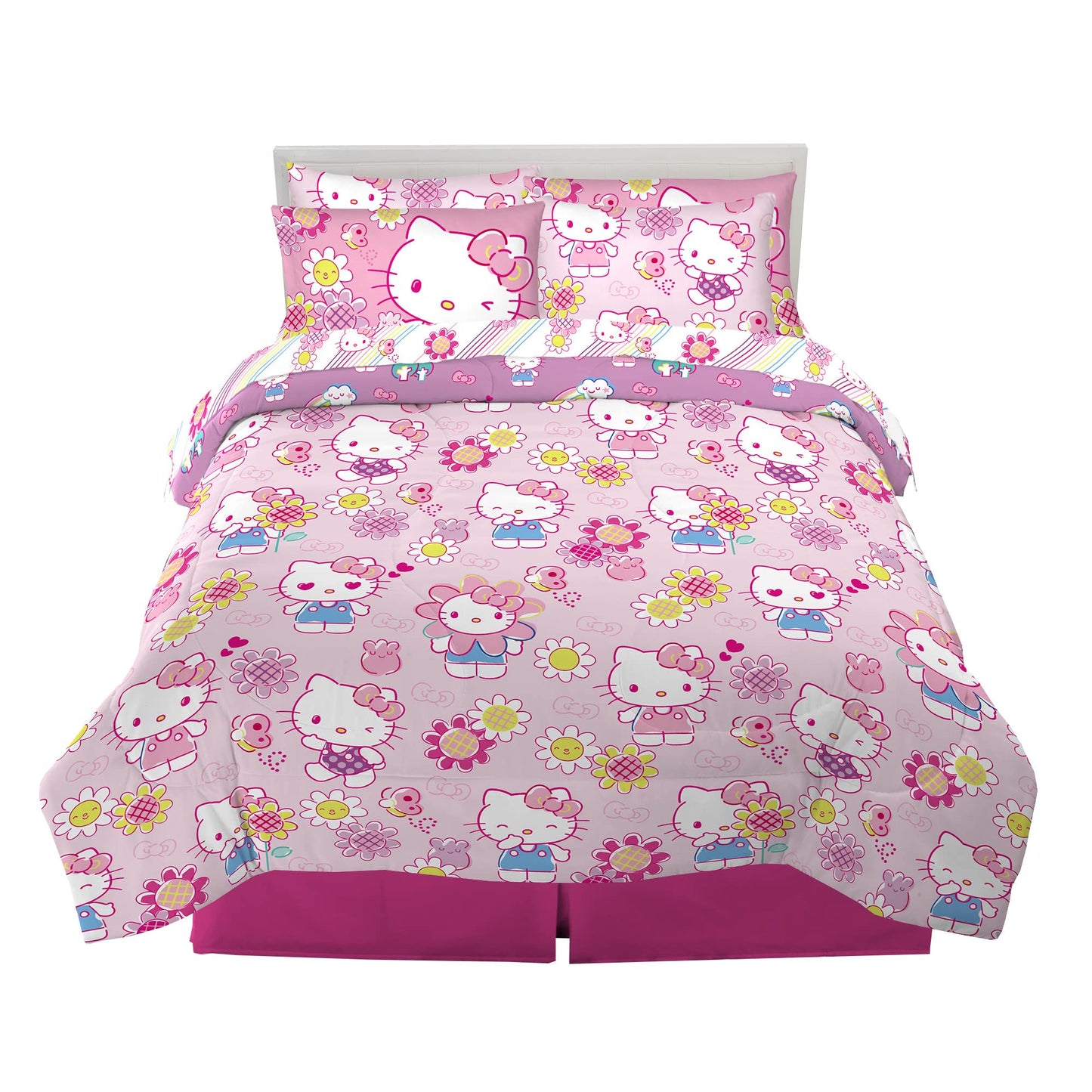 Franco Sanrio and Kawaii Comforter and Sheet Set