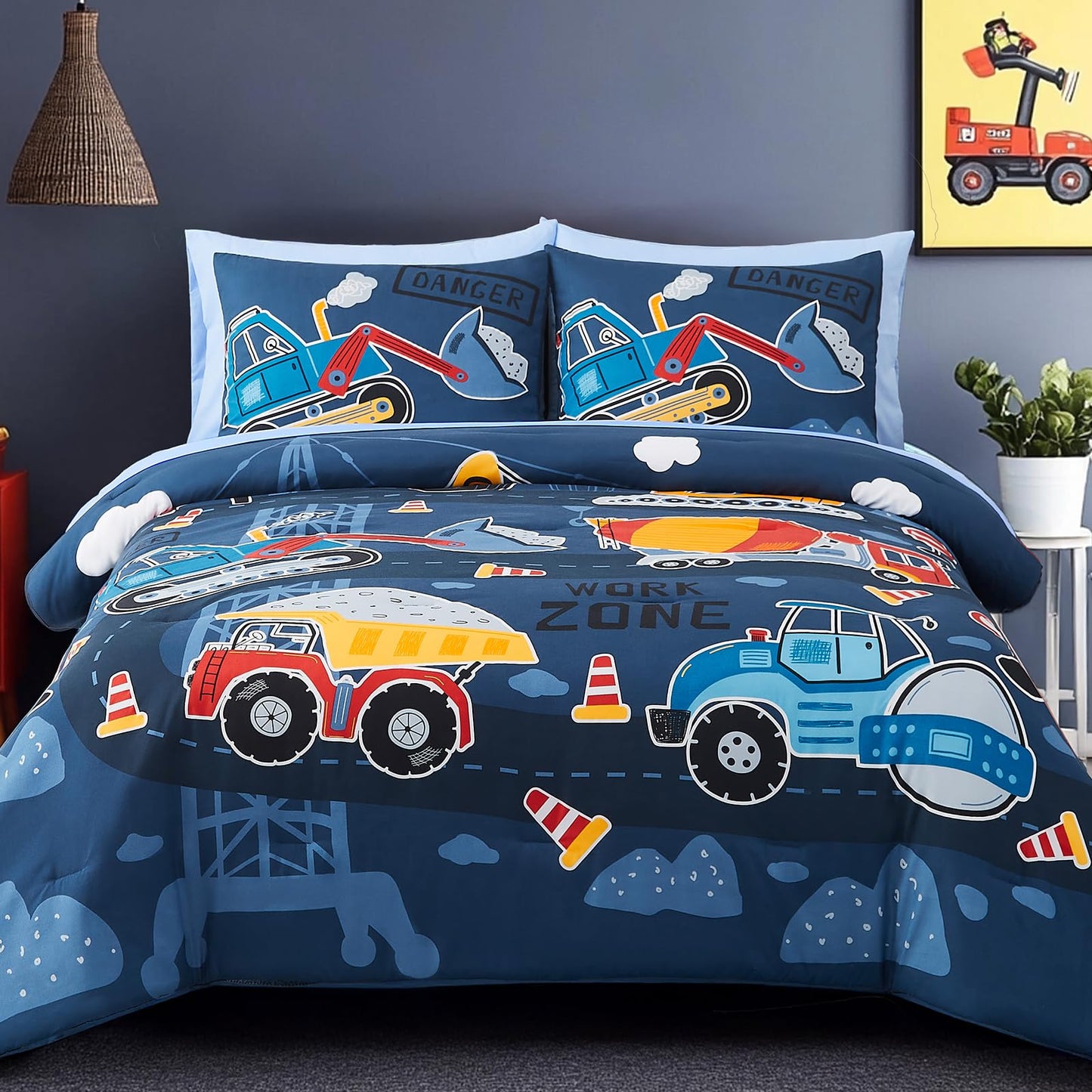 Glow-in-the-Dark Comforter Bedding Set