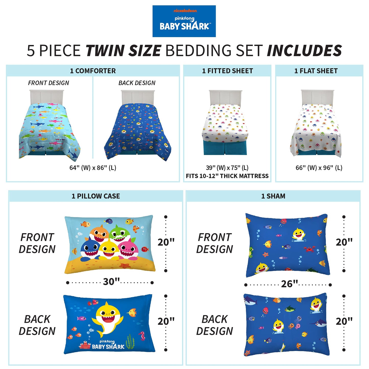 Franco Kids Rotary Bedding Comforter and Sheet Set