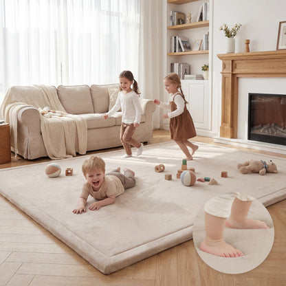 Extra Thick Memory Foam Baby Play Mat for Floor