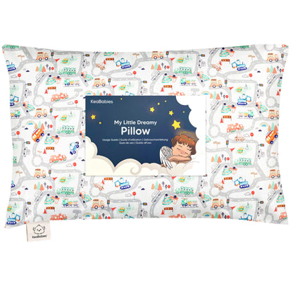 Organic Cotton Toddler Pillow with Pillowcase