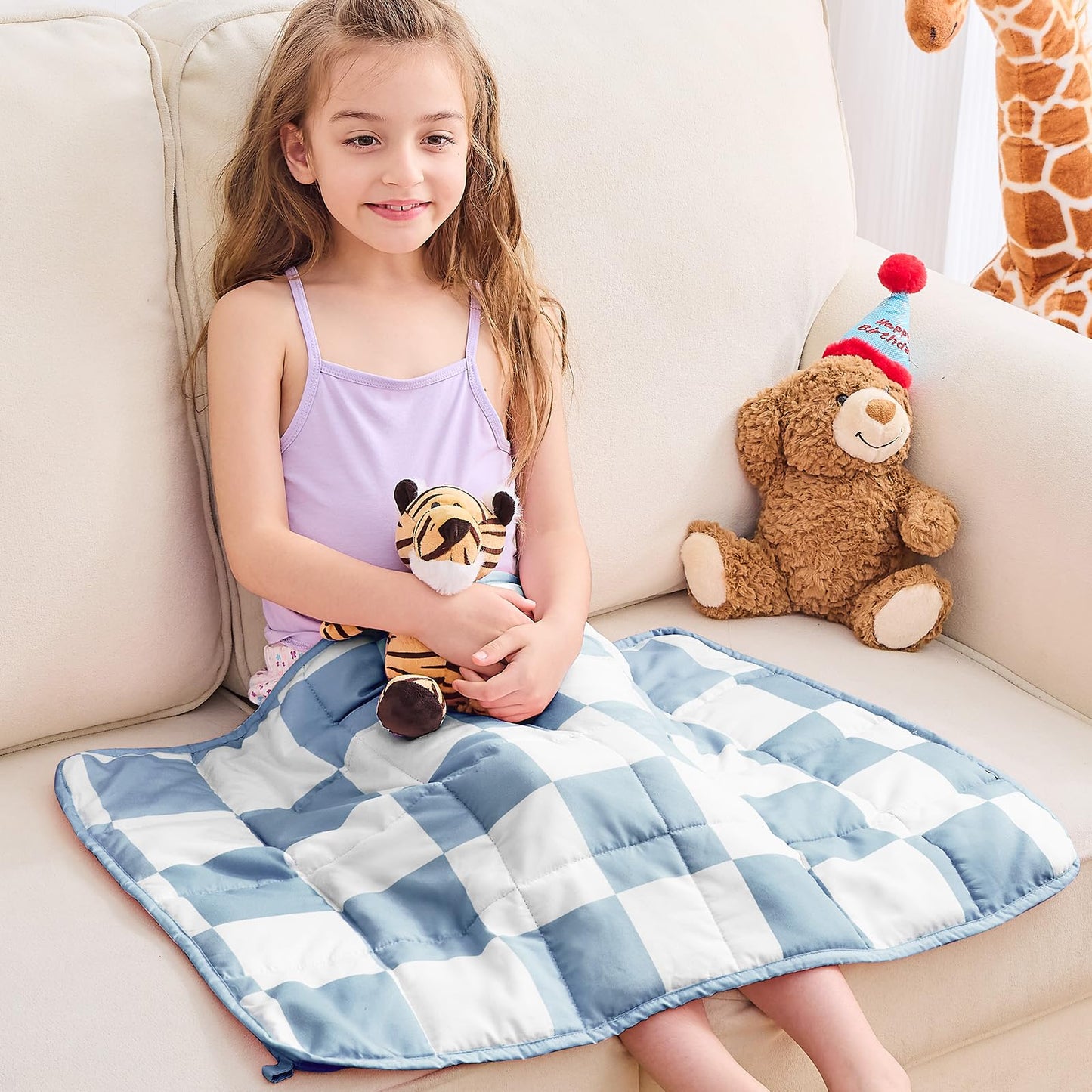 Breathable Cooling Weighted Blanket for All Seasons