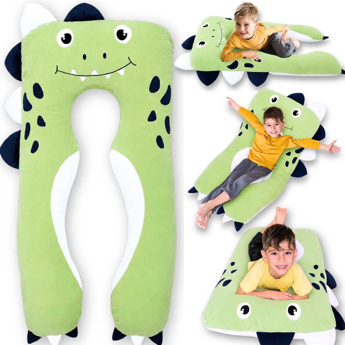 LUNAMIRA Kids Body Pillow for Children