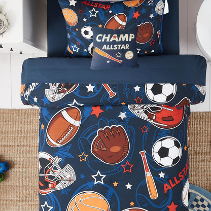 Glow-in-the-Dark Space Comforter Bedding Set