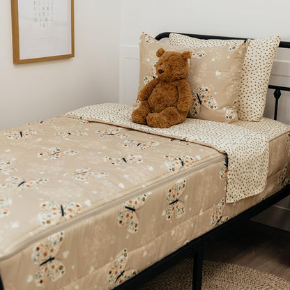Kids Zipper Bedding Set with Comforter & Pillowcase