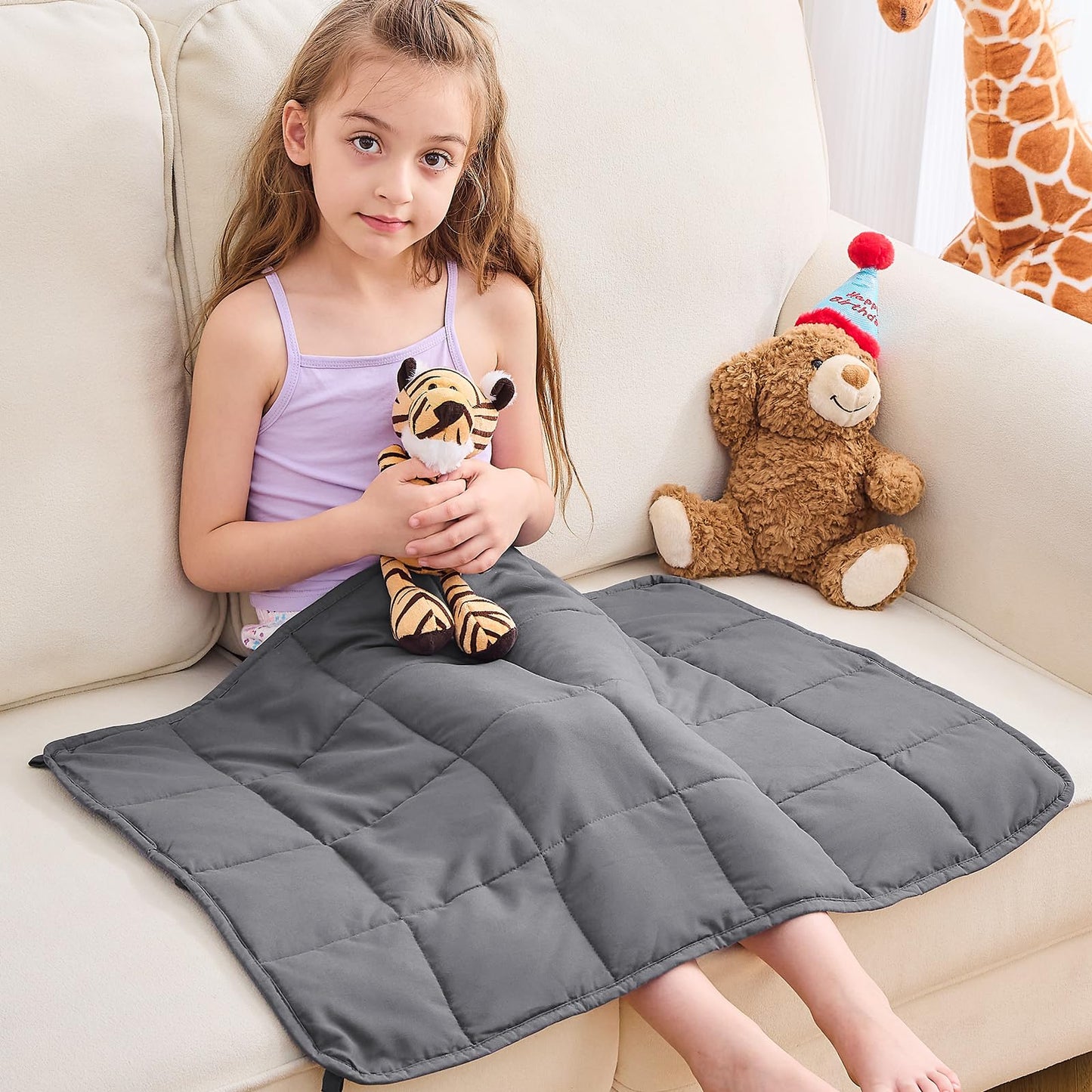 Breathable Cooling Weighted Blanket for All Seasons