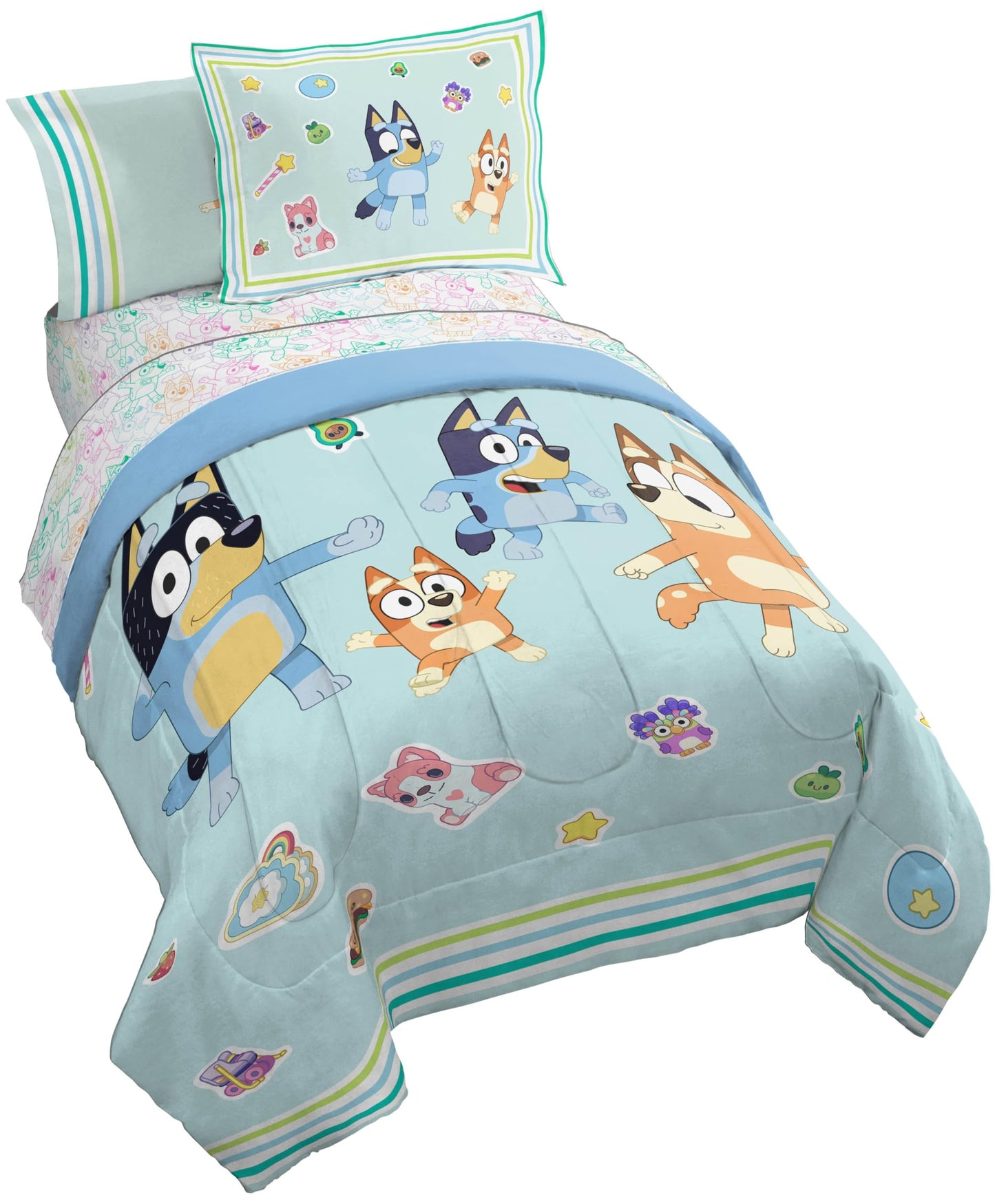 Kids Comforter Set with Sheets & Pillow Covers