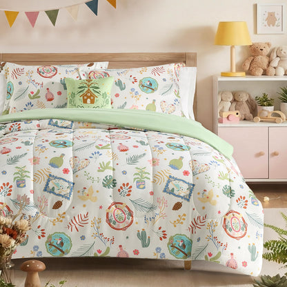 Glow-in-the-Dark Space Comforter Bedding Set