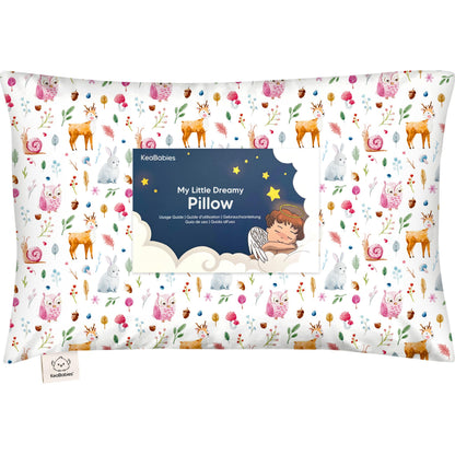 Organic Cotton Toddler Pillow with Pillowcase