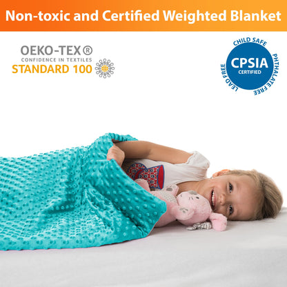 Kids Weighted Blanket with Removable Soft Cover