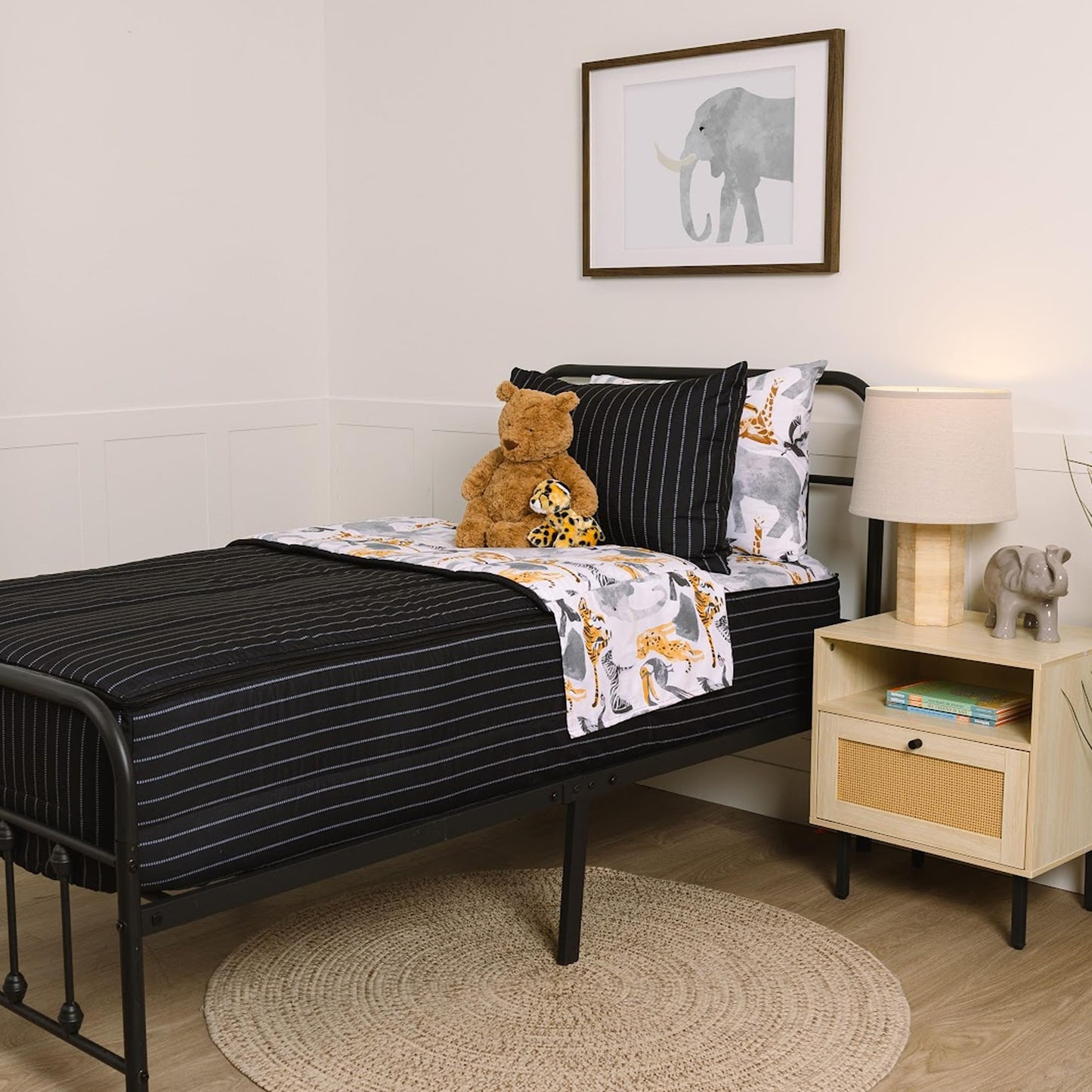 Kids Zipper Bedding Set with Comforter & Pillowcase