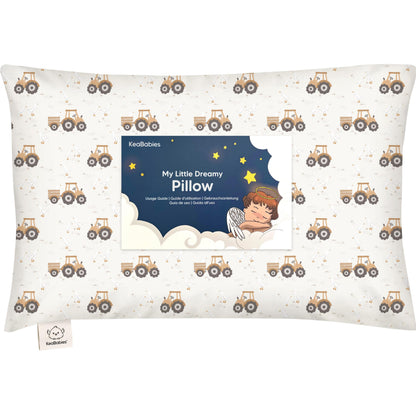 Organic Cotton Toddler Pillow with Pillowcase