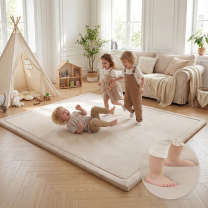 Extra Thick Memory Foam Baby Play Mat for Floor