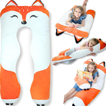LUNAMIRA Kids Body Pillow for Children