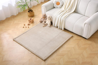 Coral Velvet Baby Play Mat for Safe Crawling and Play